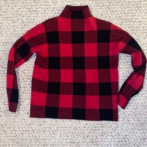 Tommy Bahama Buffalo plaid mock neck sweater